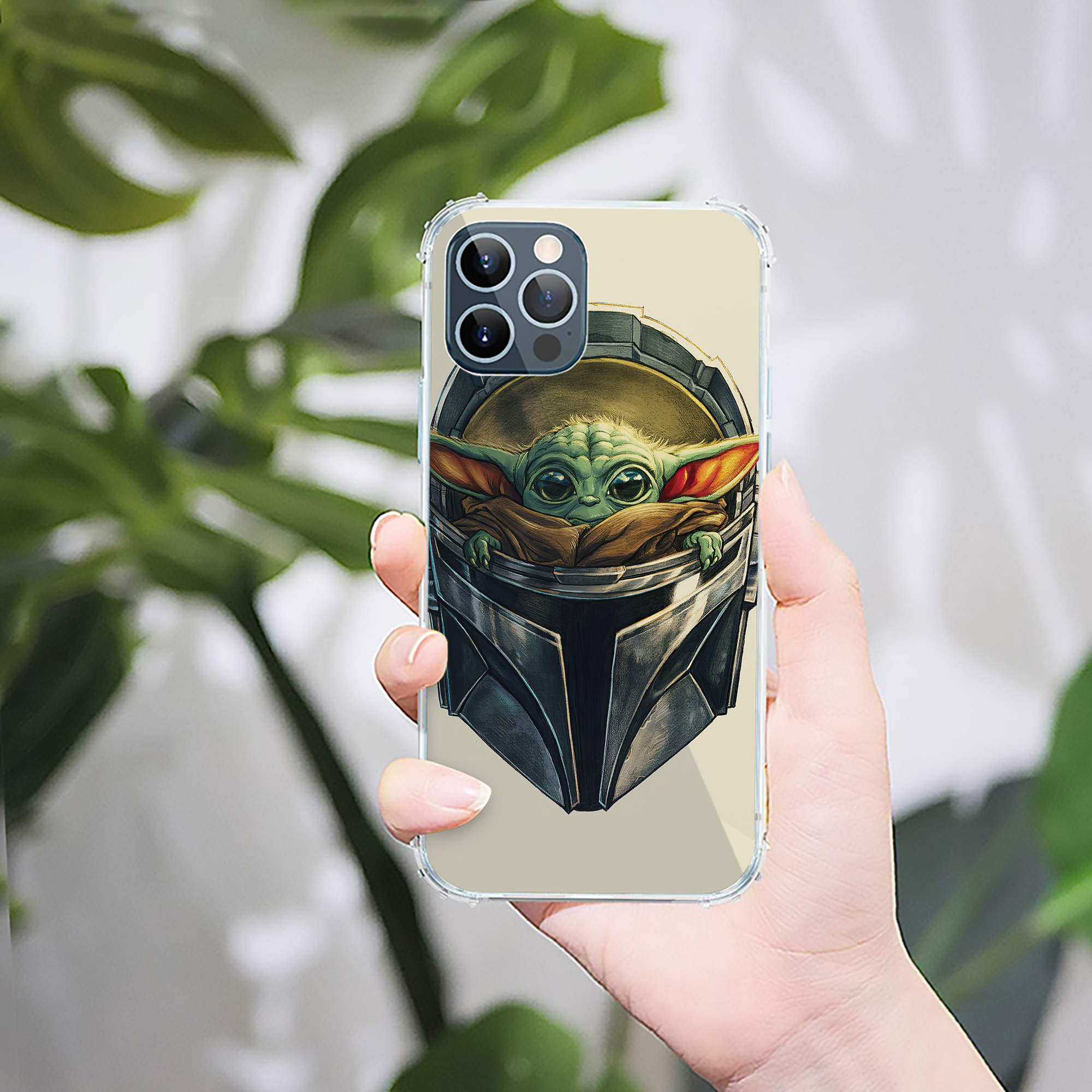 （画像用） スター・ウォーズ Star Wars 【iPhone 12シリーズ対応】透明スマホケース（クリアソフトケース）
